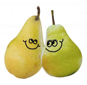 smiling pears